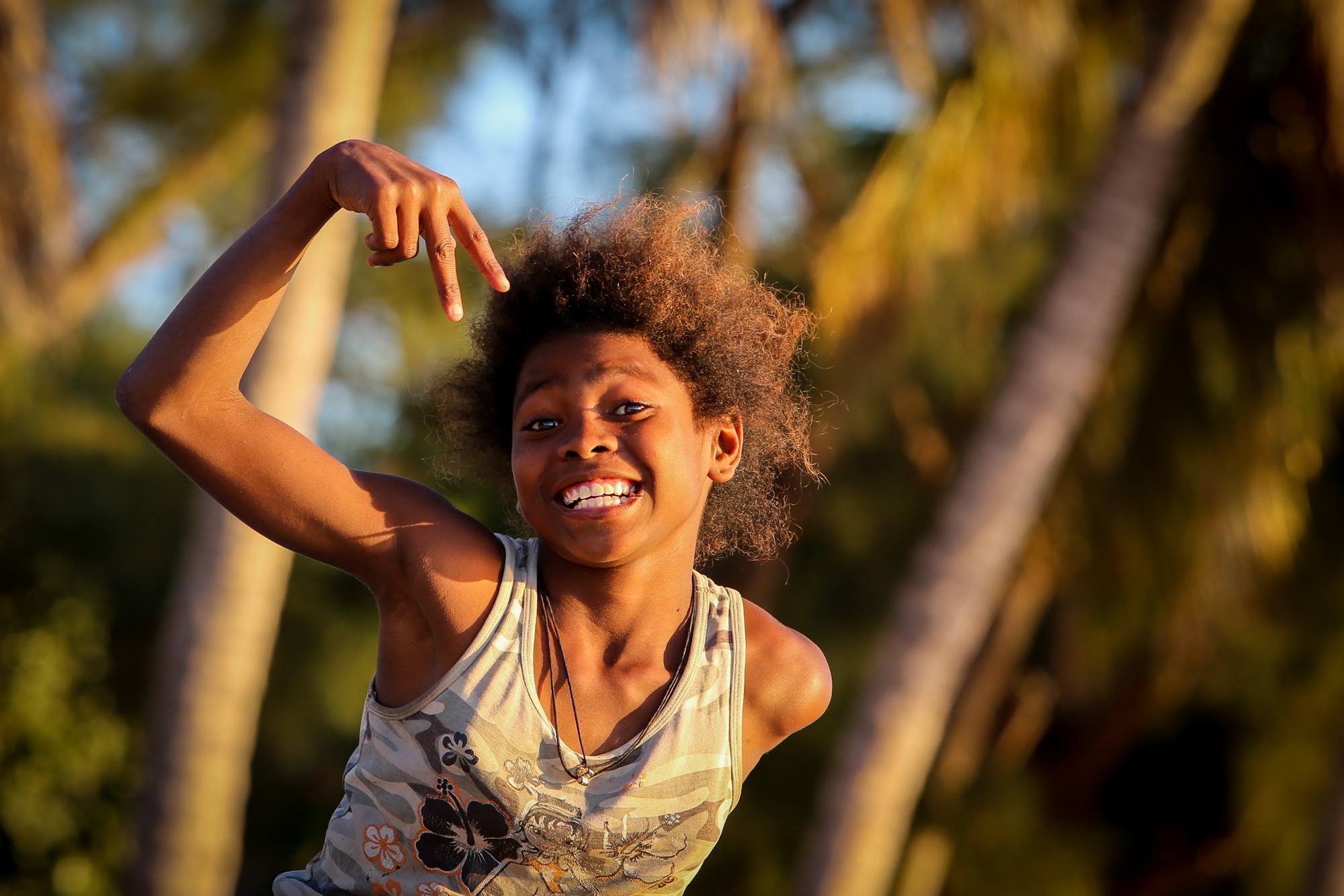 Local child smiling